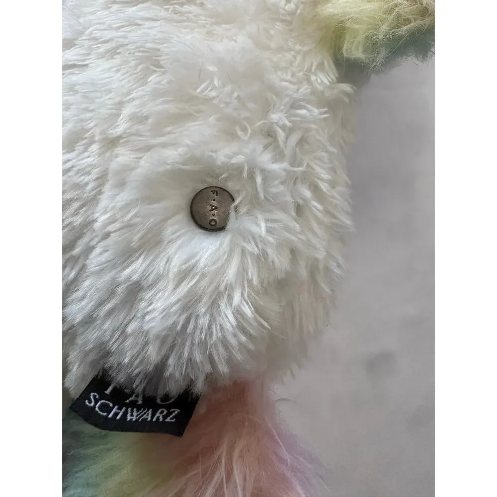 FAO Schwarz Glow Brights Unicorn Plush 15